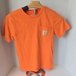 Carhartt Vibrant Orange Tee with Pocket